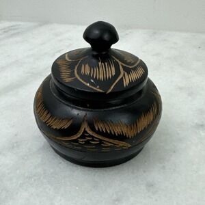 Handmade Haiti Wooden Box for Jewelry, Trinkets, Valuables Storage Collection